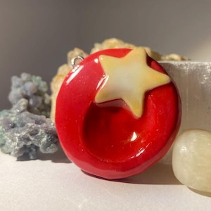 Handmade polymer clay worry stones, art Coraline inspired gift/decor Mice circus