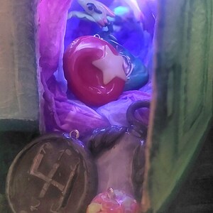 Handmade polymer clay worry stones, art Coraline inspired gift/decor image 9