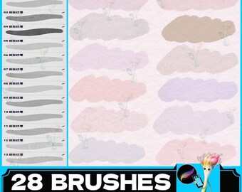 Procreate Brush Set: Chinese Style Watercolor, Sketch & Oil Painting
