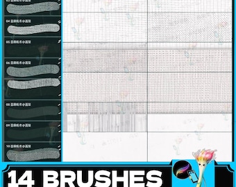 Procreate Texture Brushes: Knit, Denim, & Clothing Stamps
