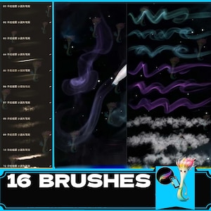 Procreate Smoke Brushes: Realistic Fog, Mist, Cloud Effects