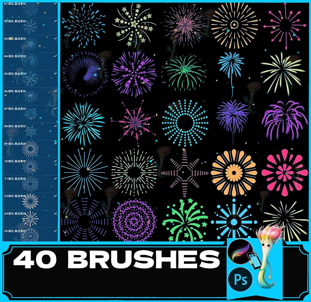 Fireworks Design Pattern Line Drawing Hand-painted Star-shaped ...