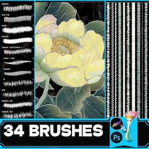 procreate stitch, free procreate brush, clothing brushes, stitches brush set, texture brushes,  fabric brush set, photoshop stitches