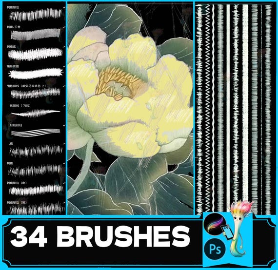 Procreate Stitch Brushes: Clothing Texture Brush Set