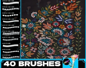 Procreate Sequin & Diamond Brushes: Digital Fashion Design