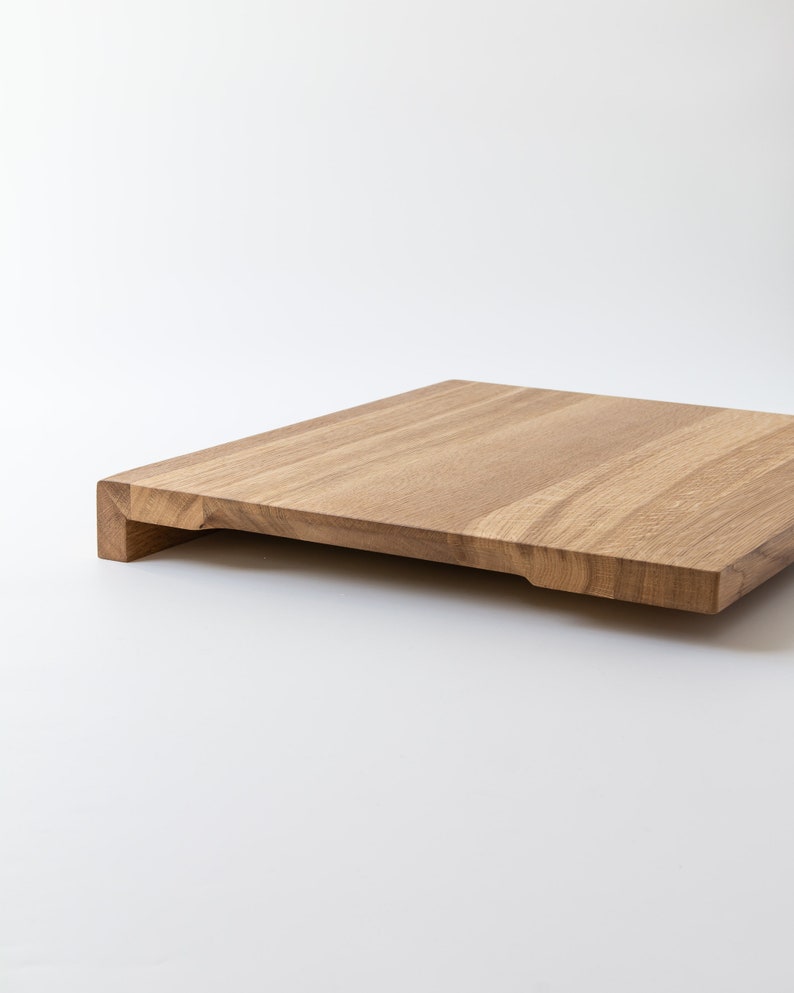 Pasta Board, Pastry, Wood Cutting Board, Board with Edge, Schneidebrett mit Kante, Handgefertigtes Backbrett, Arbeitsbrett aus Massivholz zdjęcie 5