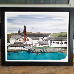 Lagavulin Distillery Print