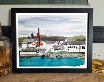 Lagavulin Distillery Print