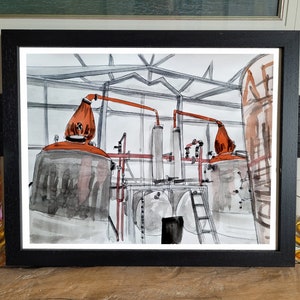 Brennen O&#39;Bennie Brennerei Print