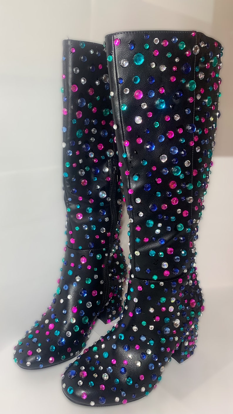 Taylor Swift Rhinestone Bejeweled Boots Taylor Swift the Etsy