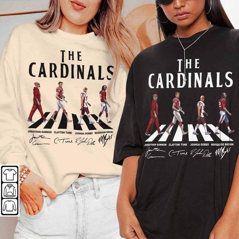 Cardinals Walking Abbey Road Signatures Football Shirt - Etsy Canada