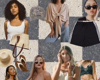 Summer Vibes,Thrifted mystery bag, thrifted mystery box, thrifted curated box, thrift shop, thrifted items