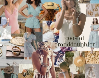 Coastal granddaughter, Curated mystery box, Curated thrifted box, Thrift clothing mystery box, Coastal granddaughter curated thrift box