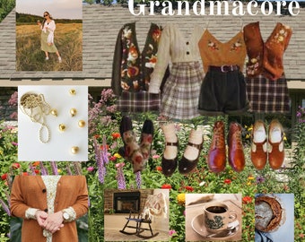 Grandmacore, Curated thrift clothing box, Thrifted mystery box, Grandmacore thrifted mystery box, Grandmacore curated thrifted items