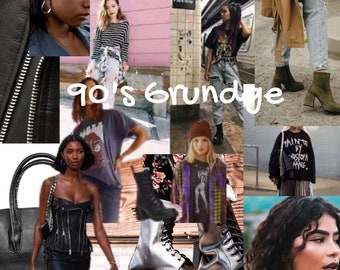90s Grundge, 90s Grundge thrifted mystery box, thrifted mystery box, thrifted curated box, thrift shop