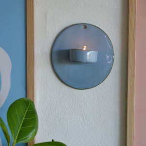 Handmade Wall Sconce: Tealight Candle Holder (made to order)