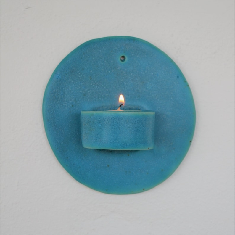 Wall Candle Holder, Handmade Ceramic Gift, Handmade Candle Holder