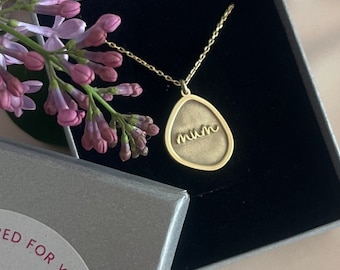 Mama Halskette, personalisierte Mutter Schmuck, Oma Schmuck, Erinnerungshalskette