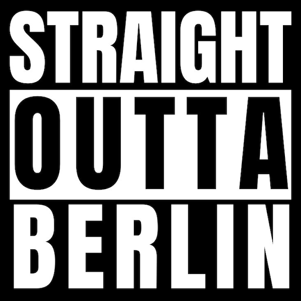 Straight outta Berlin Malle Sticker Mallorca Sticker Ballermann Sticker JGA Okotberfest Party Set Drinking Sticker Holiday