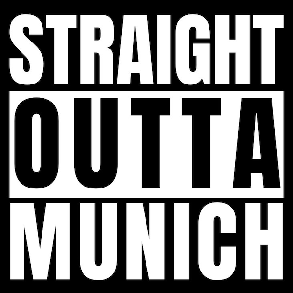 Straight outta Munich Malle Sticker Mallorca Sticker Ballermann Sticker JGA Okotberfest Party Set Drinking Sticker Holiday