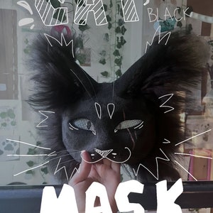 Therian Cat Mask Quadrobics Mask Lynx Mask Therian Mask 