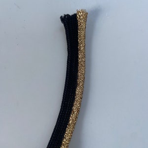 Metallic Gold insert piping trim (flanged), sold per metre,