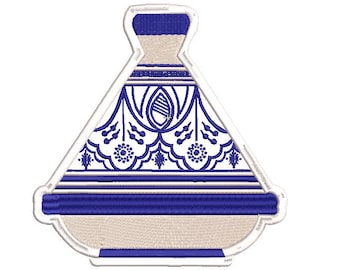 Moroccan Tajine Embroidery Design, Moroccan Kitchen Utensils Embroidery Pattern, Arabic Design Embroidery Machine, Instant Download