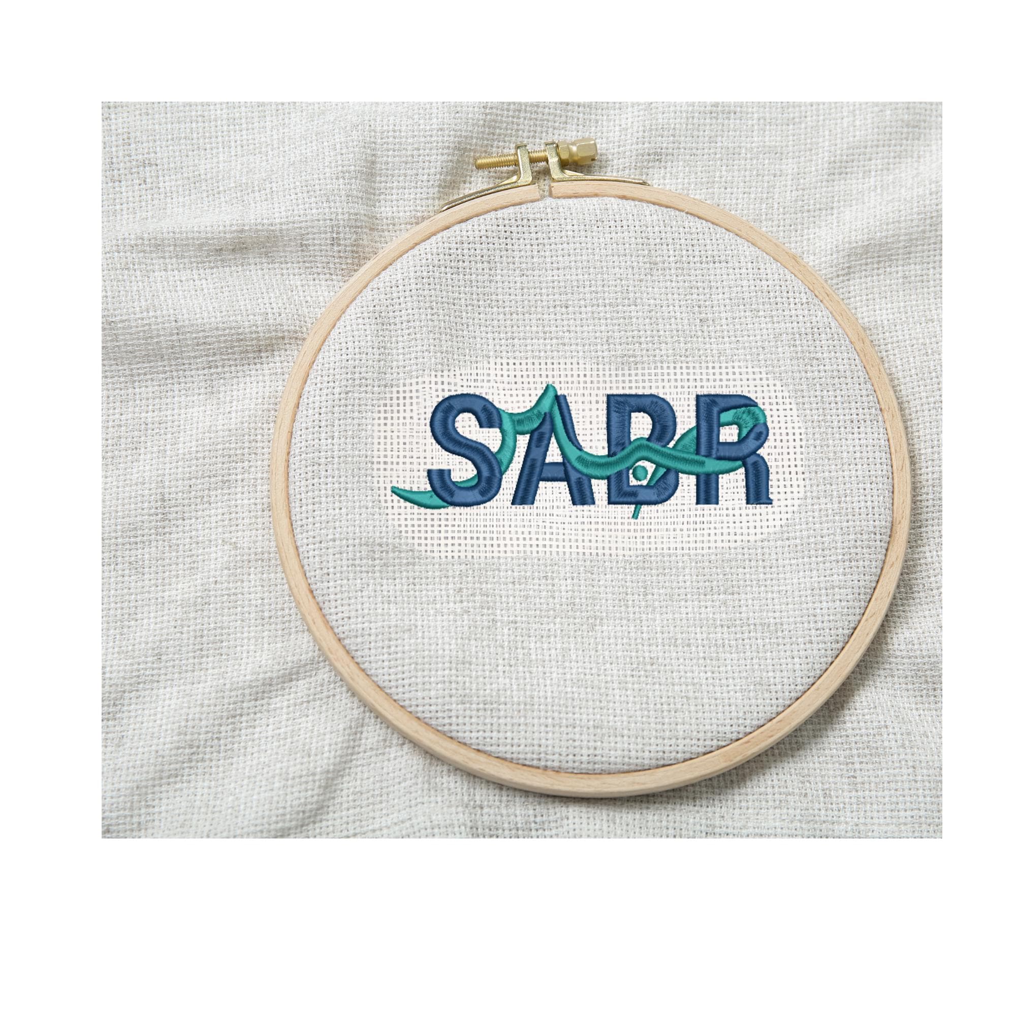 Sabr, Patience, Arabic Calligraphy, Machine Embroidery Design, 4 Sizes ...
