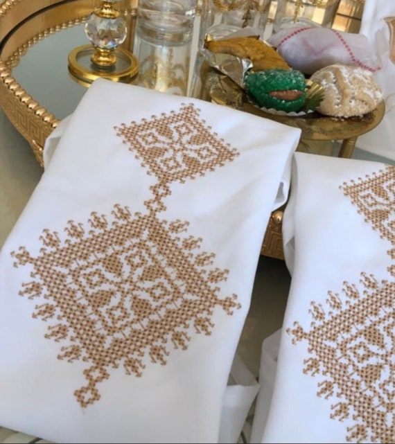 Moroccan Fasi Embroidery Machine, Moroccan Cross Stitch Embroidery