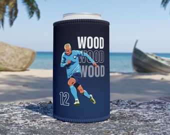 Patrick Wood Sky Blue Stubby Holder perfect for Pat Wood Sydney FC A-League Australian Football Soccer fans Can Holder/Koozie