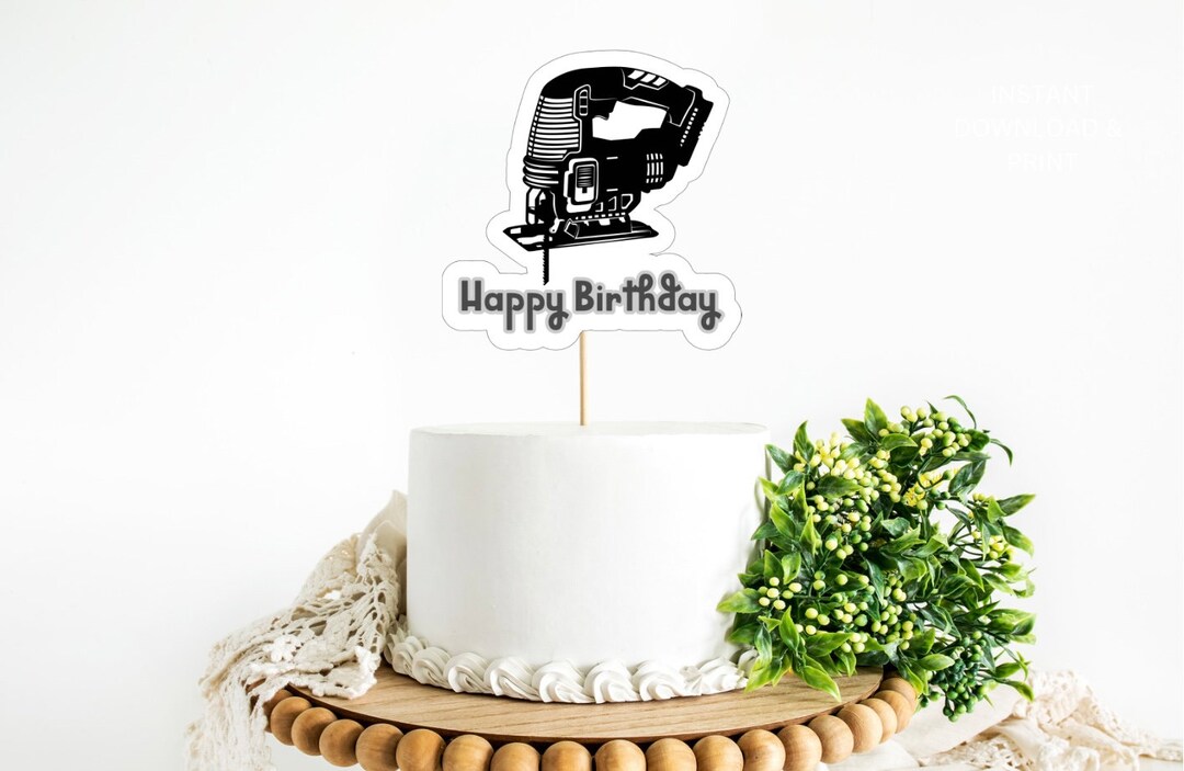 Carpenters Cake Topper. Woodwork Cake Topper. Wood Worker Cake Topper ...