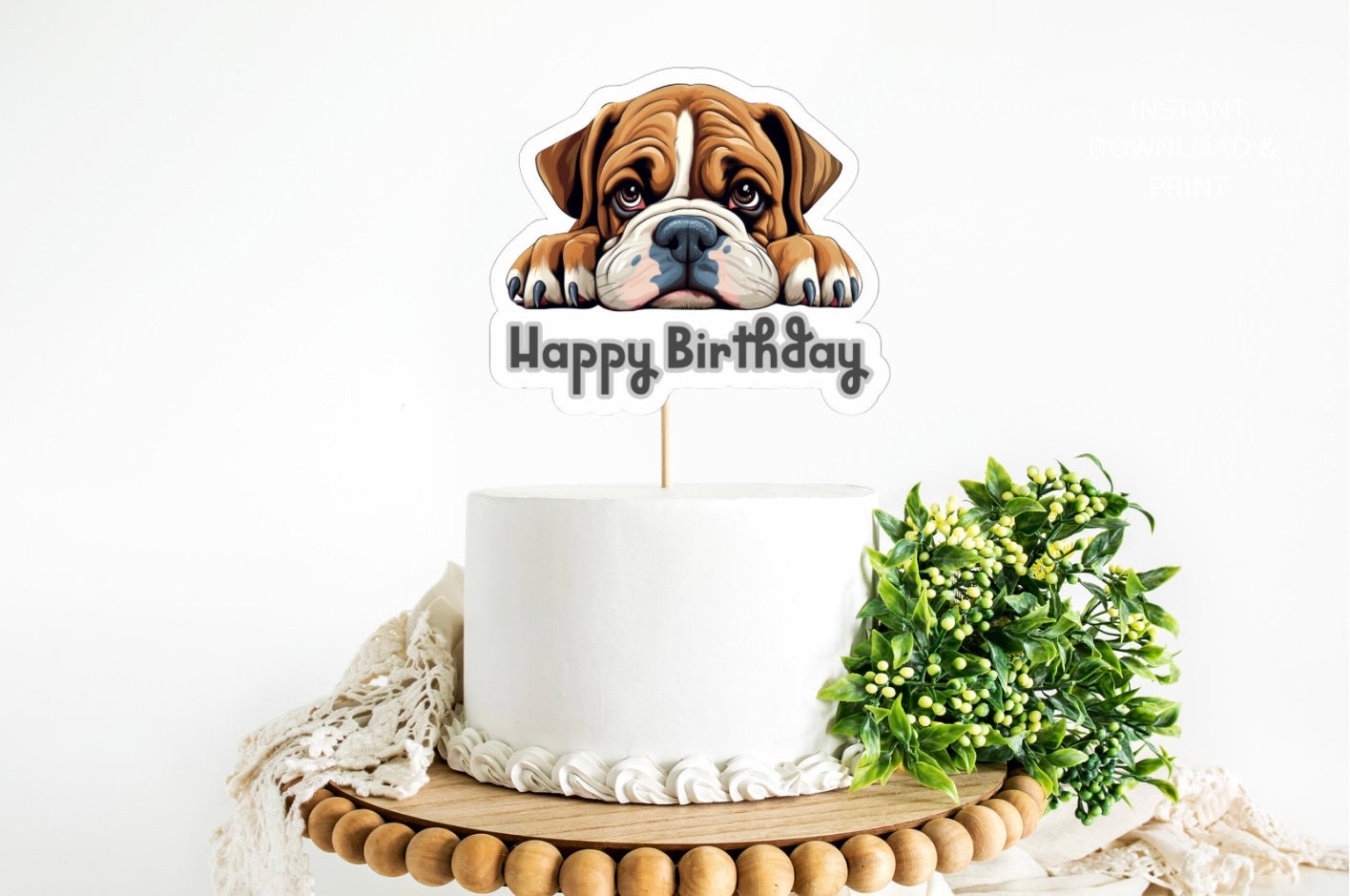 English bulldog cake clearance pan