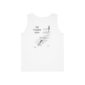 Männer Tanktop - Florida Keys Map Tank - Unisex ärmelloses Shirt