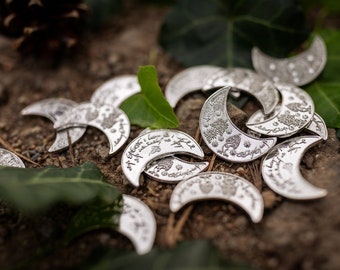 Middle-earth coins - Elves - Elven Crescent - metal coin for gaming and larp