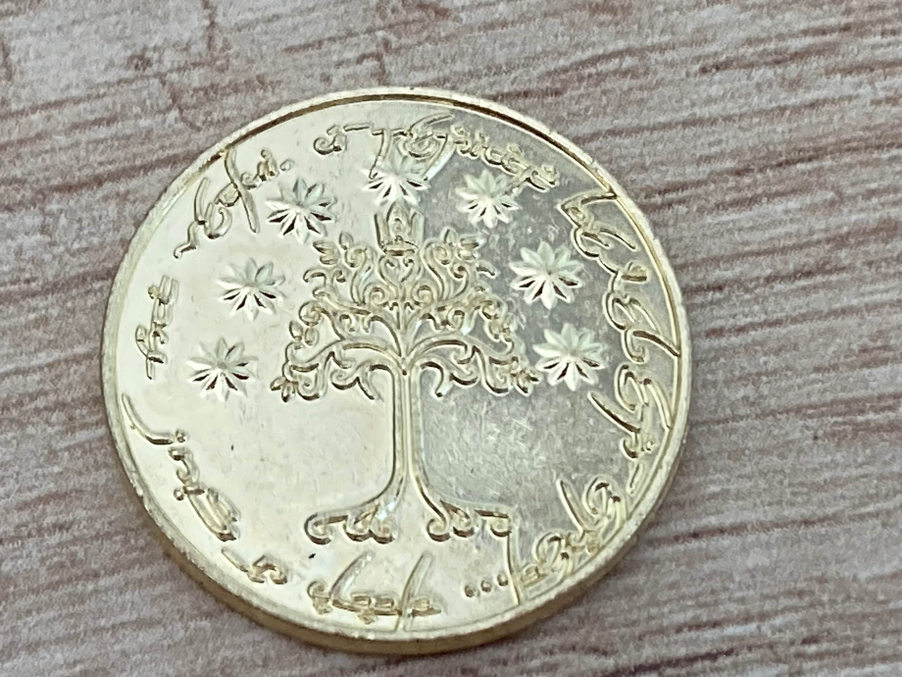 中つ国のコイン – ゴンドール – ゴンドール カスタル – LARP と TTRPG 用の金属コイン - Etsy 日本