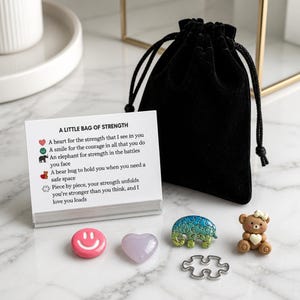 Little Bag of Strength | Encouragement Keepsake Pocket Hug Gift