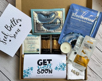 Get Well Soon Letterbox Gift | Pamper Self Care Hug Box