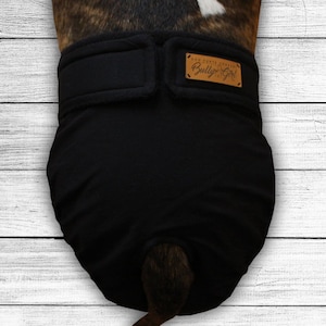 Pantalones térmicos a medida para perros "Black Equiped" - también disponibles sin orificio para la cola -