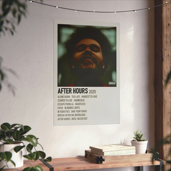 after hours  The weeknd album cover, The weeknd poster, Music