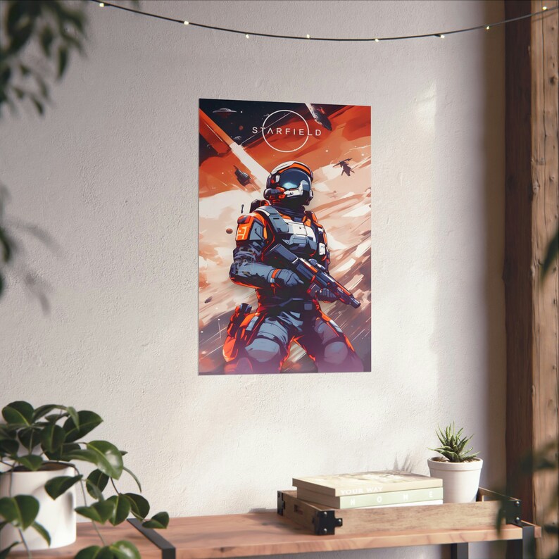 Starfield Game Poster Space Art Bethesda Game Art Wall Decor Gaming