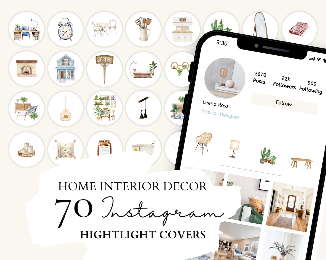 Home Interior Design Instagram Highlight Covers 70 Home Interior ...