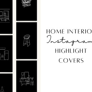 Home Interior Design Instagram Highlight Covers | 100 Home Interior ...