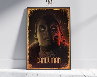 Candyman Movie Poster, Horror Film Wall Art, Cinema Room Decor, Fine Art Print, Gift for Movie Fans