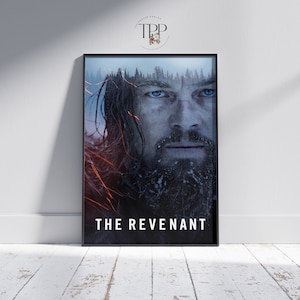 The Revenant Movie Poster, High Quality Print, Leonardo DiCaprio Film, Unique Home Cinema Decor, Wall Art, Gift for Movie Lovers