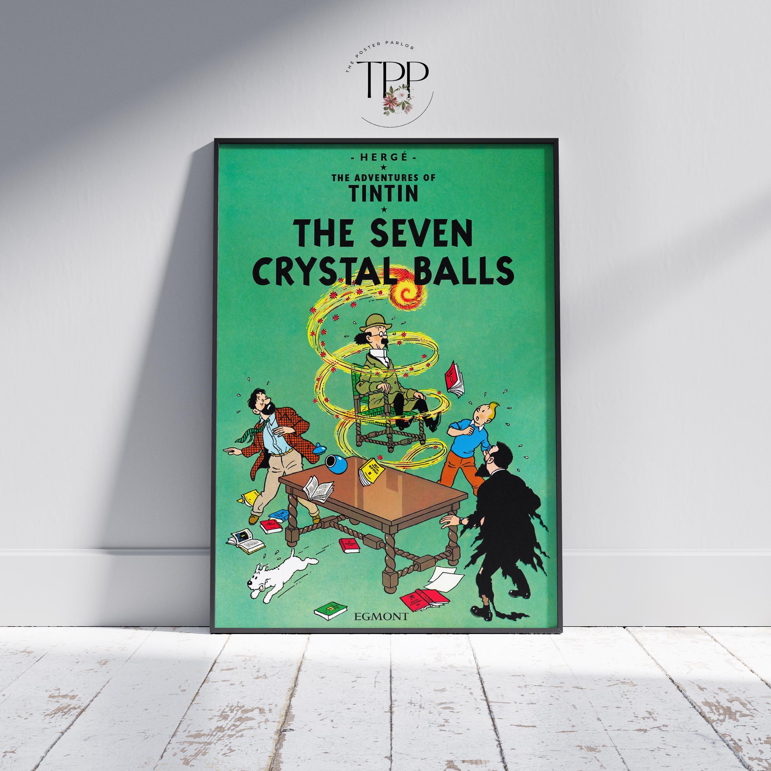 タンタンの冒険ポスター、エルジェの子供向けウォールアートプリント