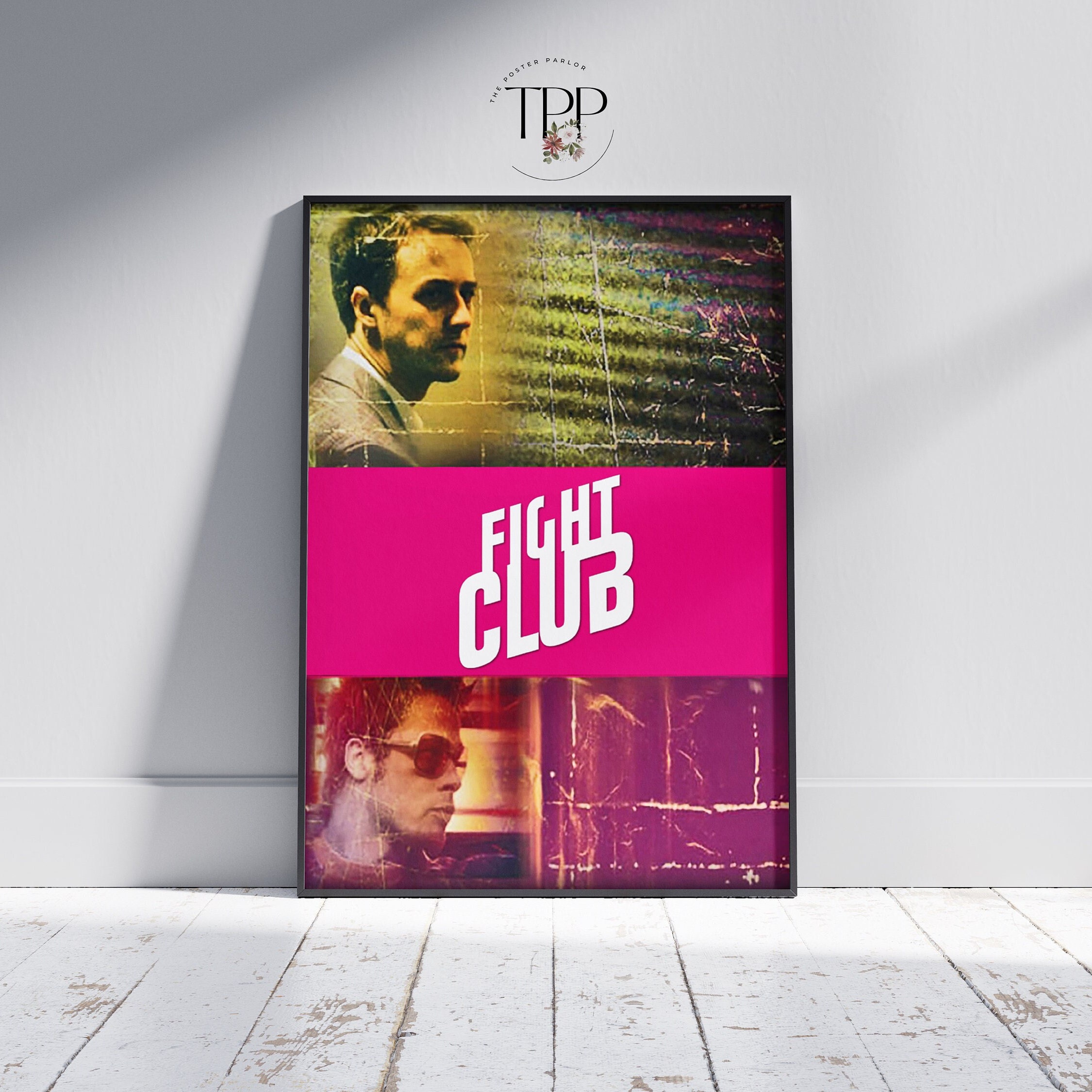 Discover Fight Club Movie Poster, Tyler Durden Wall Art, Fine Art Print, Cinema Lover Gift