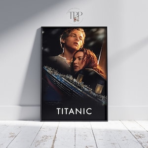 Titanic Film Poster, Vintage Film Wandkunst, Kunstdruck, ideales Geschenk für Filmliebhaber