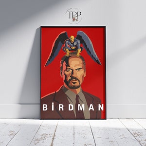 Birdman Movie Poster Print - Kultige Superhelden Wandkunst für Filmliebhaber - Einzigartige Geschenkidee