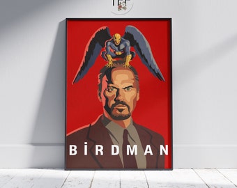 Birdman Movie Poster Print: Superhero Wall Art