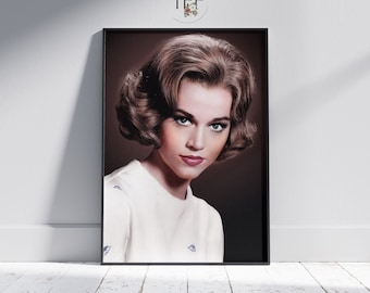 Jane Fonda Vintage Poster: 70s Retro Wall Art Print